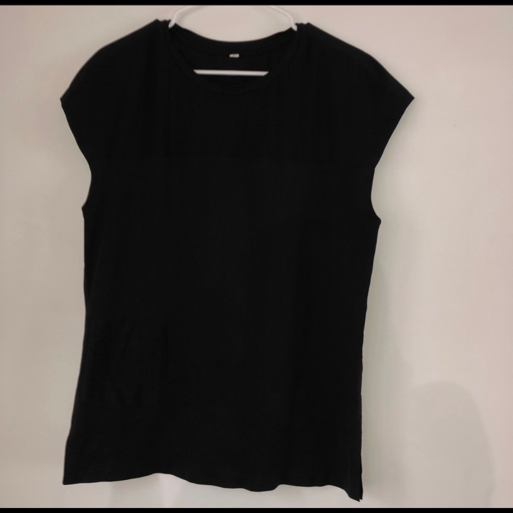 Lululemon Black Running Basic Tee Shirt Size 6